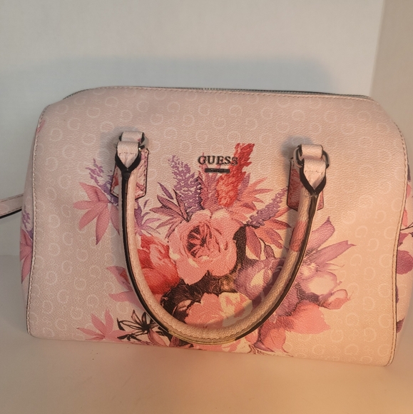 Guess Handbags - Vintage Guess Floral Print Satchel Handbag